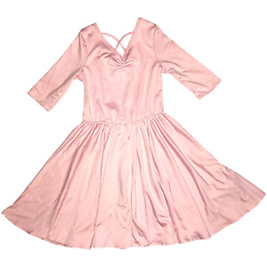 Dot Dot Smile Girls 7 Solid Light Pink Ballerina Twirl Dress Soft Pastel NWT