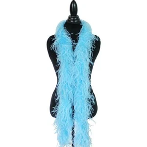 2 ply Ostrich Feather Boa Dancing Wedding Halloween Costume Photography NEW! - Picture 1 of 19