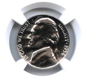 1954 Jefferson Nickel, NGC PF68 - Picture 1 of 3