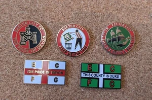 Exeter City FC Pin Badge Set - Picture 1 of 6