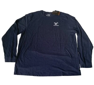 T-SHIRT uomo True Timber manica lunga XXXL LOGO FRONTALE BLU SCURO - Foto 1 di 9