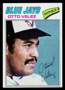 1977 Topps Baseball Card #299 Otto Velez Toronto Blue Jays - Picture 1 of 2