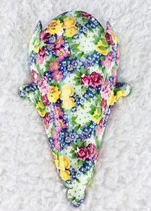 Bolsillo de pared vintage Royal Winton Chintz Julia numerado caja original limitada - Imagen 1 de 12