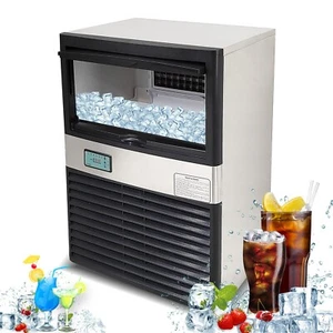 Kolice Commercial Ice Making Machine Automatic Ice Cube Maker-66 LBS/DAY - Picture 1 of 14