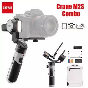 ZHIYUN CRANE M2S Combo 3-Axis Stabilizer for Mirrorless Camera DSLR Smartphones - Picture 1 of 6