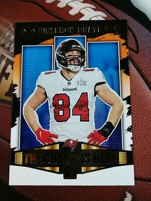 CAMERON BRATE 2021 Donruss THE CHAMP IS HERE #CIH-7  Tampa Bay Buccaneers - Image 1 of 2