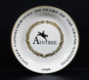 Lovely Royal Worcester 150 Years of Grand National 1988 Trinket Dish - Picture 1 of 3