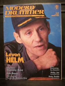 MODERN DRUMMER magazine August 1984 Levon Helm, Bob Moses - Picture 1 of 2