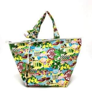 DOLCE&GABBANA Dorgava Bag Tote Bag Canvas/Leather Multicolore/Gold - Picture 1 of 13