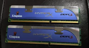 Kingston HYPERX 4GB kit 2x2GB DDR3 1600mhz KHX1600C9D3K2/4GX GAMING RAM DIMM - Picture 1 of 2
