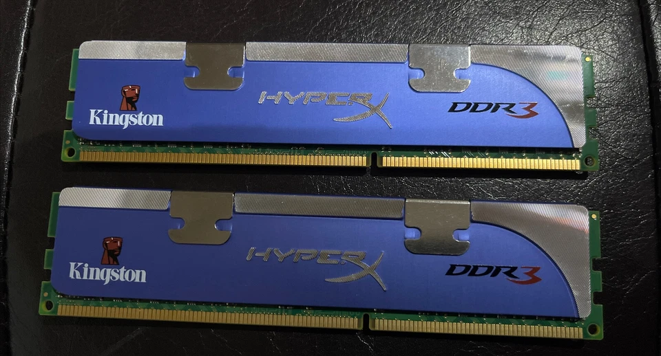 Kingston HYPERX 4GB kit 2x2GB DDR3 1600mhz KHX1600C9D3K2/4GX GAMING RAM DIMM - Image 1 of 2