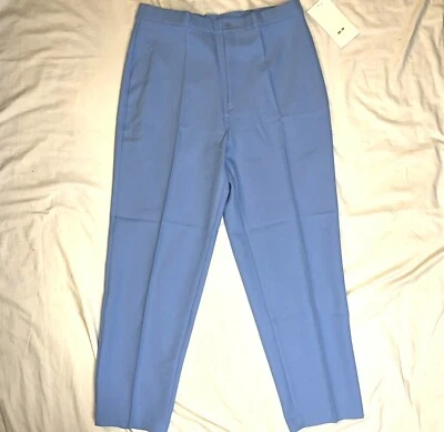 Bend Over Pants Womens Straight Leg Light Blue Pull On Pockets Comfort Size 16P - Image 1 of 4