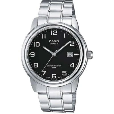 Reloj Casio MTP1221A-1A Hombre Colección Analógico Plateado Correa Acero Inoxidable Foto 1 de 4