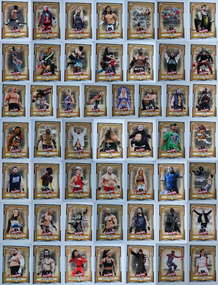 2020 Topps Road To Wrestlemania WWE Roster Cards Complete Your Set You U Pick - Image 1 of 1