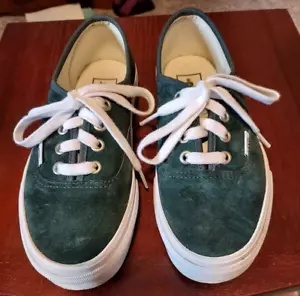 Womens Vans Sneakers, Dk. Green, Suede, 5.5 - Picture 1 of 5