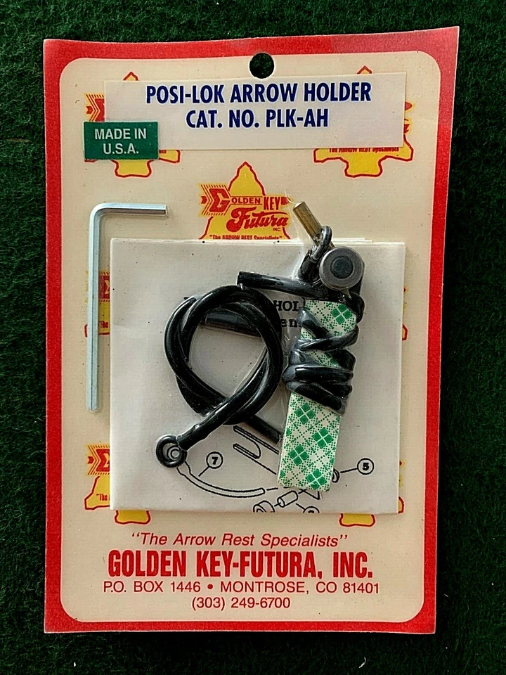 Portaflechas Vintage Llave Dorada-Futura Posi-Lok PLK-AH - Nuevo Foto 1 de 1
