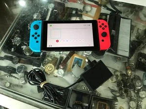 NINTENDO SWITCH CONSOLE HAC-001(-01) IN NEON - BUNDLE ! - Bild 1 von 15