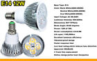 Ampoules projecteurs DEL 1/10 pièces gradables GU10 MR16 E27 E14 9W 12W 15W 110V 12V