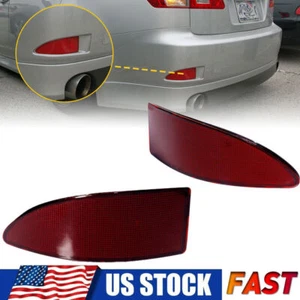Left+Right Rear Bumper Reflector Light For Lexus IS250 IS350 2006-2011 2012 2013 - Imagen 1 de 13