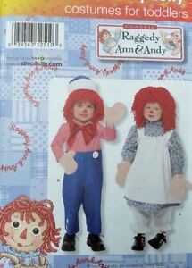 SEWING PATTERN - Fancy Dress Rag Doll outfit for child 6 months, 1 and 2 years