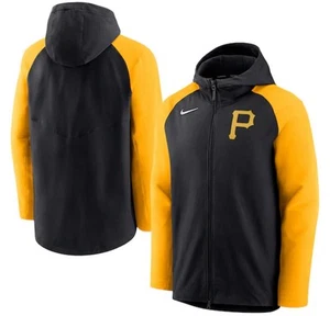 NIKE PITTSBURGH PIRATES HOODIE MIT DURCHGEHENDEM REISSVERSCHLUSS Herren Größe 3X NEU - Bild 1 von 14
