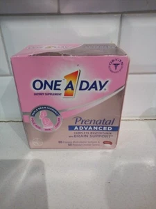 One A Day Prenatal Advanced 60 Multivitamin & 60 Choline Exp 12/26 - Picture 1 of 1