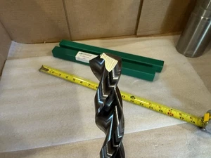 Präzision 11/16 Zoll HSS Extralänge Spiralbohrer 18-1/4 Zoll OAL 117 S23511 lang 0,6875 Zoll - Bild 1 von 6
