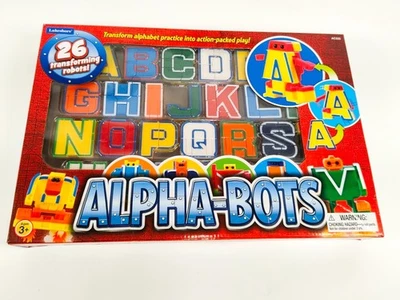 Lakeshore Alpha-Bots 26 Transformer Robot Action Figures Alphabet Learning Toys - Image 1 of 2