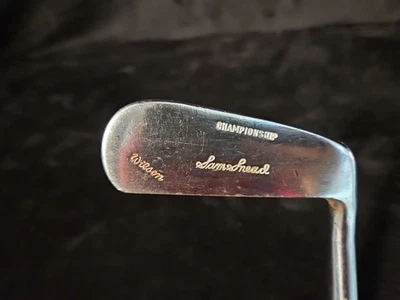 Wilson Sam Snead Signature Model 34.5" putter steel shaft leather grip RH - Image 1 of 4