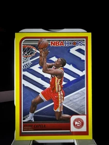 2023-24 Panini NBA Hoops Yellow #143  Clint Capela Atlanta Hawks - Picture 1 of 2