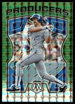 2021 Panini Mosaic Producers Green Mosaic Robin Yount #P9 - Image 1 of 2
