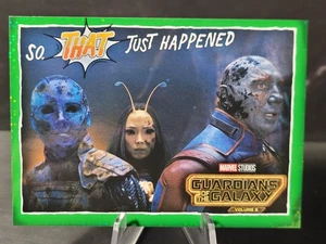 KAREN GILLAN as Nebula 2024 Upper Deck Guardians of the Galaxy 3 Green /99 - Picture 1 of 3