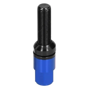 Ι Blue 21pcs 42mm Extended Lug Bolt Kit With Sleeve M14x1.5 Ball Auto - Picture 1 of 12