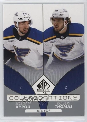 2022-23 SP Authentic Collaborations Jordan Kyrou Robert Thomas #C-22 - Image 1 of 2