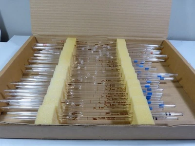 Pipetas reutilizables volumétricas de bombilla clase A 1/2, 1, 2, 3, 4, 5 ml Fisher, Kimax, Pyrex Foto 1 de 4