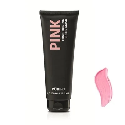 Puring Color Mask Maschera per Capelli Ravvivante Colore Rosa 200ml - Immagine 1 di 2