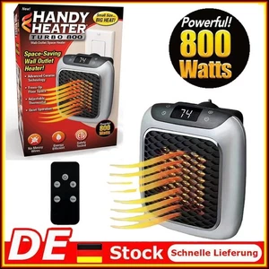 Enchufes 800W Calentador Ventilador Mini Calefacción Calentador Eléctrico Calentador Móvil Calefacción - Imagen 1 de 15
