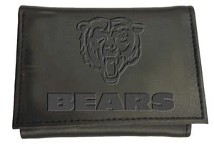 Chicago Bears, Tri-Fold Wallet, Black - Picture 1 of 5