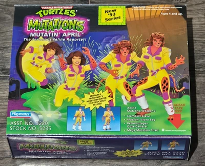 Figura de abril TMNT Mutations Mutatin 1993 Playmates ¡Nueva y sellada PRÍSTINA! Foto 1 de 3