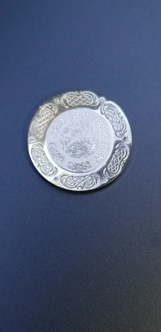 STERLING SILVER FRANKLIN MINT dollhouse MINIATURE VICTORIAN PERIOD PLATE Cover