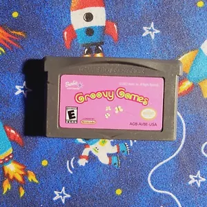 Barbie Groovy Games Tested GBA Authentic Tested Saves - Picture 1 of 2