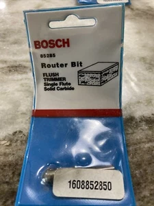 Bosch Router Bit Scarico Flauto Singolo Carburo Solido NUOVO! 85285 - Foto 1 di 2