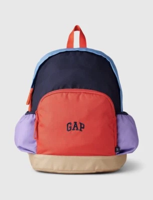 Mochila Gap Kids Multi Colorblock Logo - 470909 - Tejido Poliéster Resistente - NUEVA CON ETIQUETAS Foto 1 de 4
