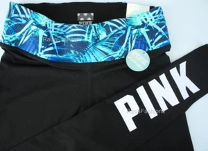 Victoria's Secret PINK Ultimate Yoga Reversible Legging Pant Tropical Palm - Picture 1 of 1