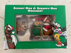 Vintage Scooby And Scrappy-Doo Christmas Ornament Warner Bros. Studio Store 1997