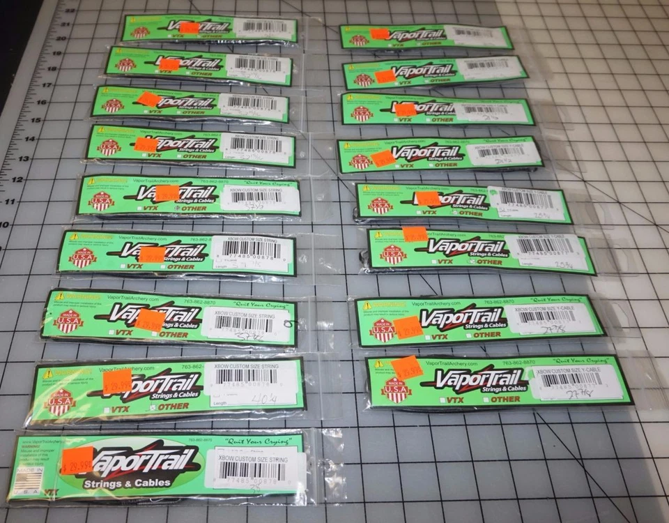 New Vapor Trail String XBOW Custom & XBOW Custom Y-Cable Multiple Sizes! - Image 1 of 1