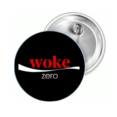 MARKENLOS Woke Zero Funmotiv gegen kul Aufkleber Anstecker div.Größen Auto-Magnet Aufnäher