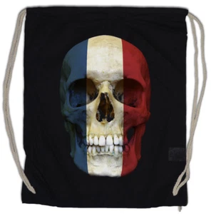 CLASSIC NETHERLANDS SKULL FLAG Turnbeutel Biker MC Banner Shirt - Picture 1 of 1