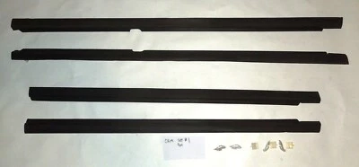 88 89 90 91 Honda Civic VAGÓN 4 piezas OEM cinturón moldura negro puerta exterior barrido moldura 1 Foto 1 de 4