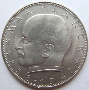 Coin Federal Republic of Germany Max Planck 2 DM 1967 G in Uncirculated - Picture 1 of 2